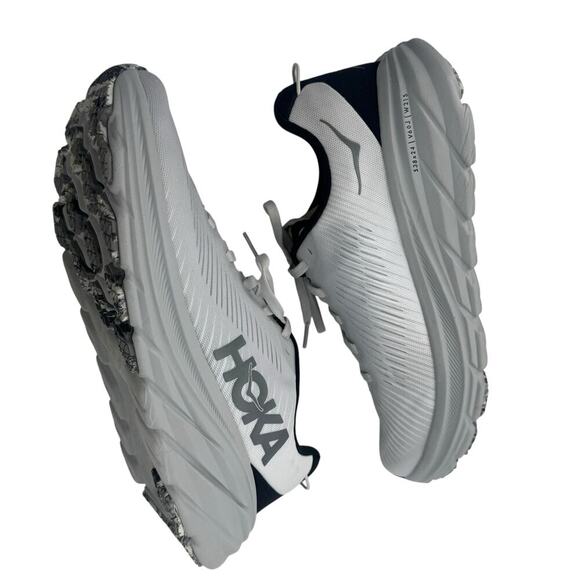 Hoka Men's Rincon 3 Mesh Upper Athletic Sneaker Nimbus Cloud Steel Wool 7.5D NWB - Picture 7 of 13